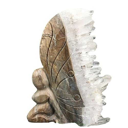 Statue cristal géode naturelle pour chasser le stress de la maison - 4