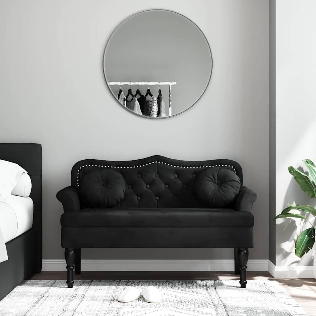 Festnight Küchensofa 2 Sitzer Sitzbank Esszimmer mit Lehne Chesterfield Küchenbank Esszimmerbank Essbank Polsterbank Kleine Sofa Bank 120,5x65x75 cm Samt