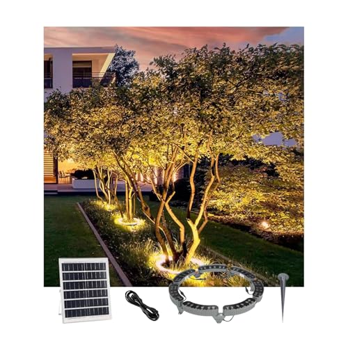 Luces solares para árbol que decoran tu jardín de forma automática 2
