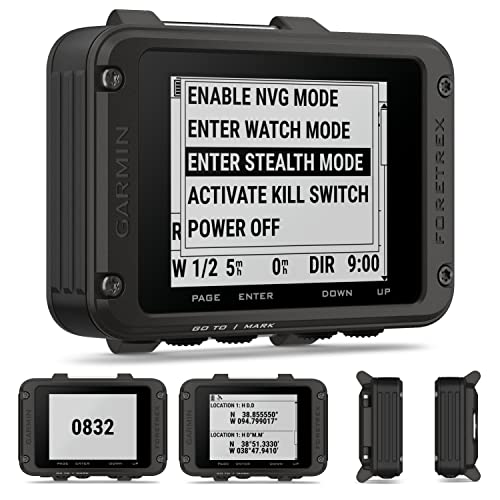 Image of Garmin Foretrex 801 Wrist-Mounted GPS Navigator with Tactical Features, No Strap with Wearable4U E-Bank Bundle