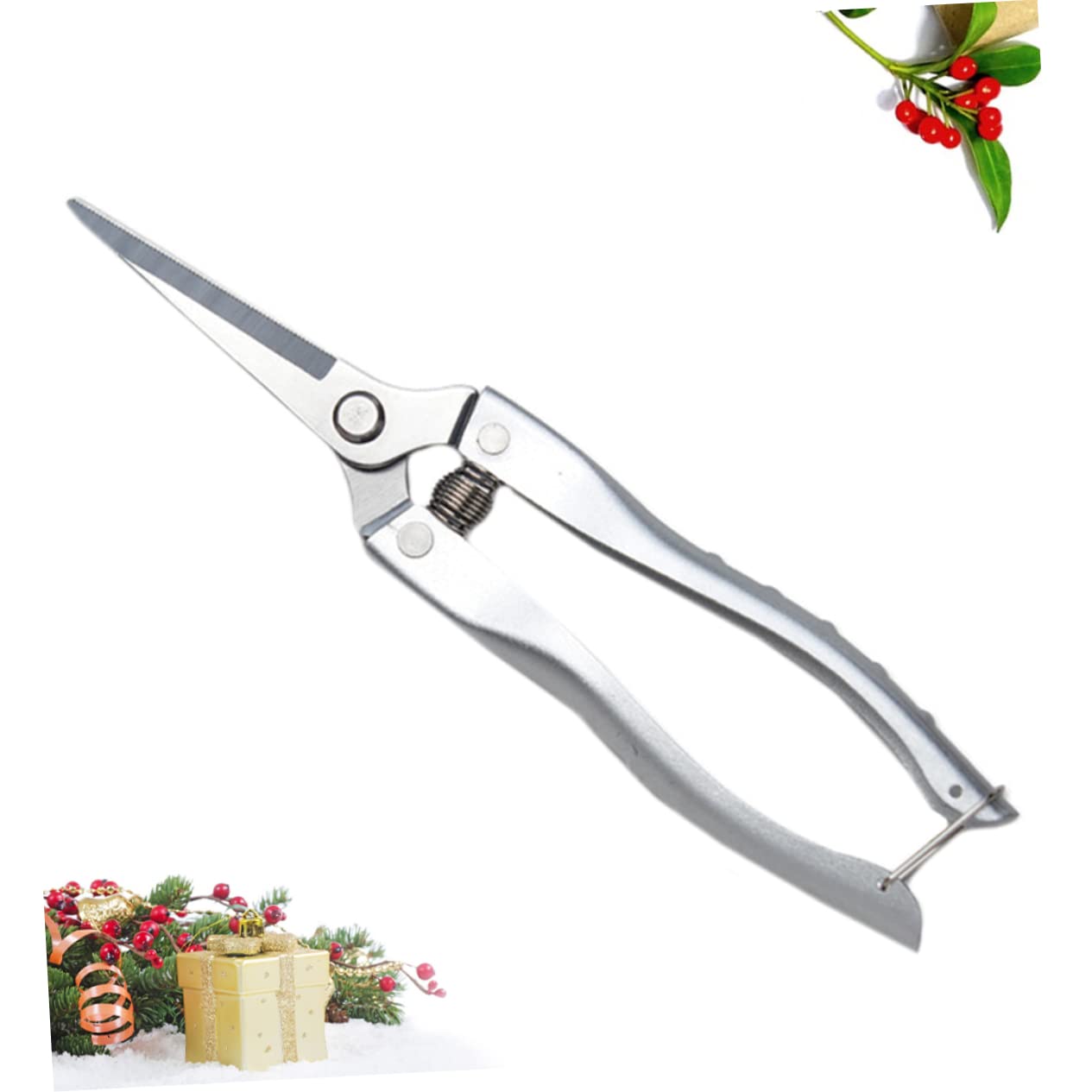 Toyvian 2 Pezzi cesoie paesaggio potatura potatore pesante trimmer taglio svettatoio forbici da giardinaggio Silver