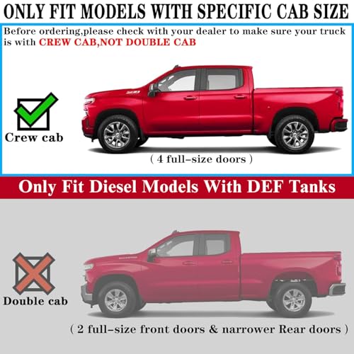Image of COMNOVA Running Boards for 2007-2018 Chevy Silverado Crew Cab(Diesel Model)