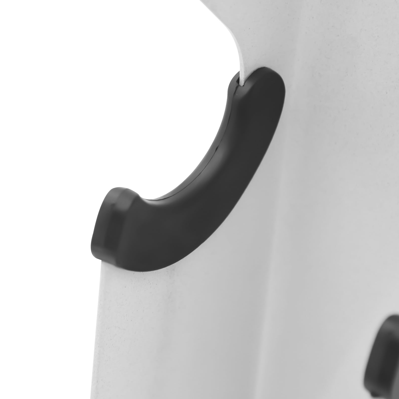 Supporto per manubri a 5 livelli, supporto per 5 paia di manubri, robusto telaio ad A, portata 100 kg, per palestra, casa, bianco