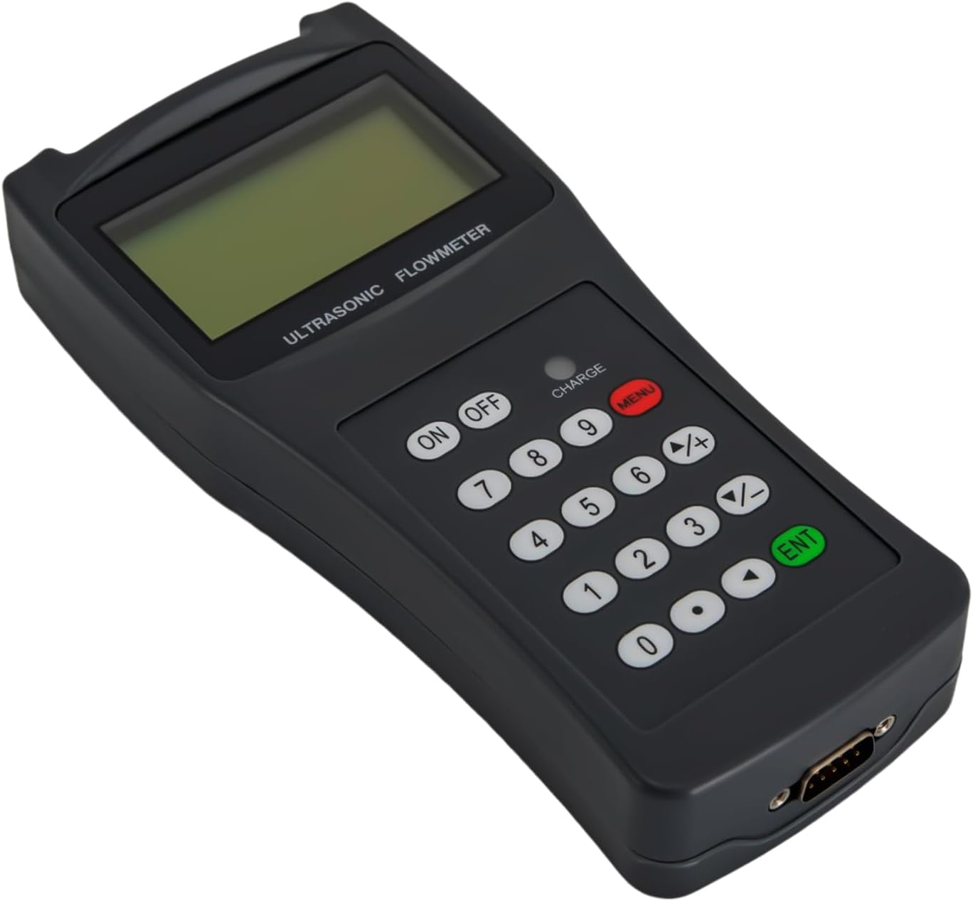 Handheld Flowmeter Clamp on Flow Meter Portable Digital Liquid Flow Meter with M2 Transducers for Copper/PVC Pipe DN50-700mm 2"-28"