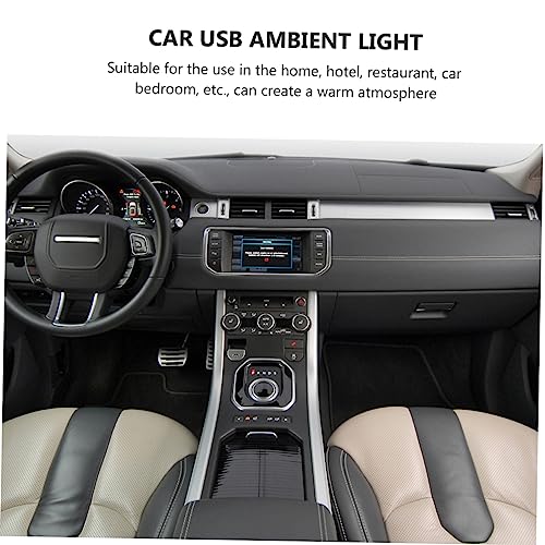 Luces USB para coche Zerodeko de 4 piezas y lámpara de iluminación interior mini 4