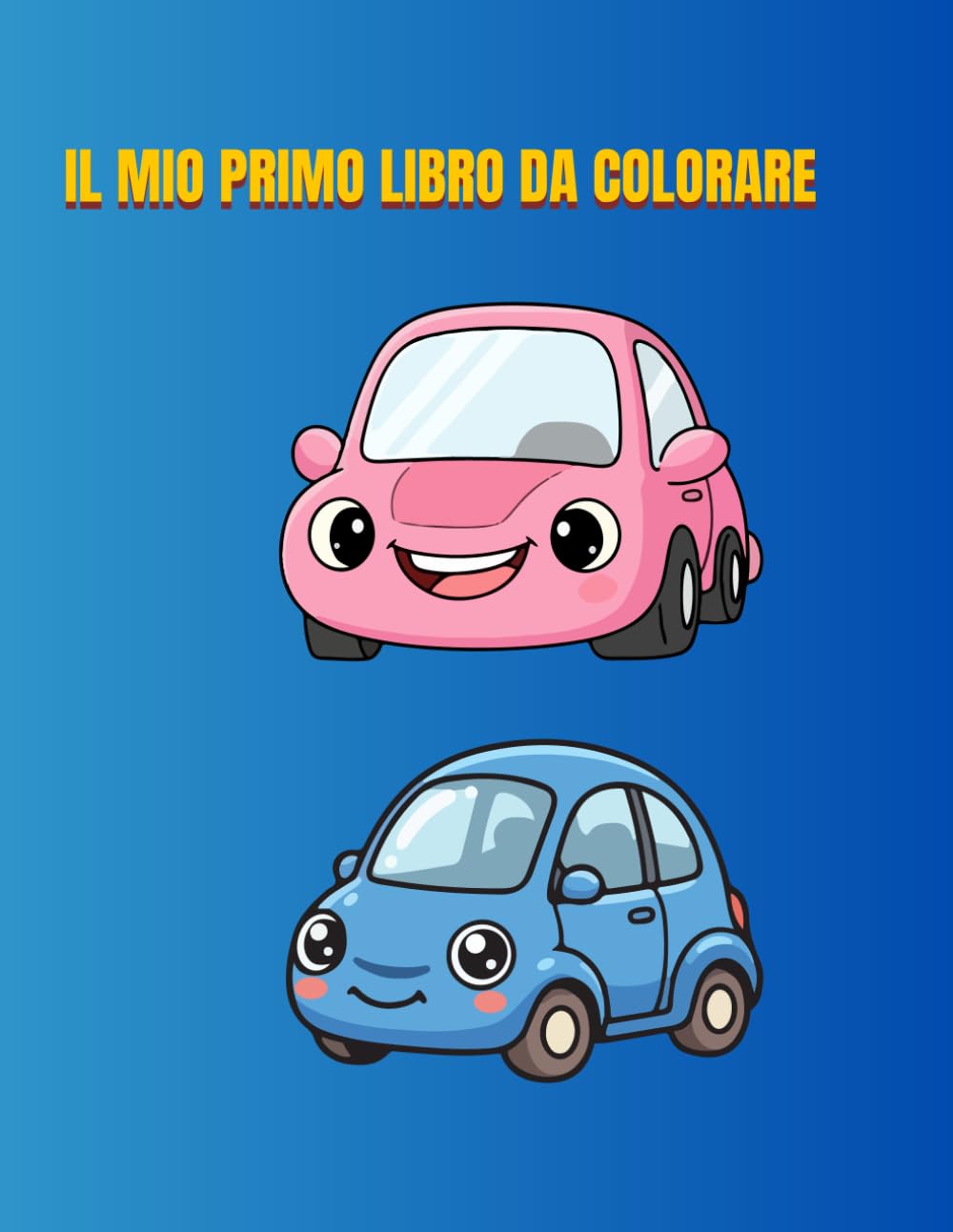 IL MIO PRIMO LIBRO DA COLORARE: Libri da Colorare per Bambini Piccoli con Grandi e Semplici Disegni di Animali e Veicoli, Regalo Perfetto per l'Asilo