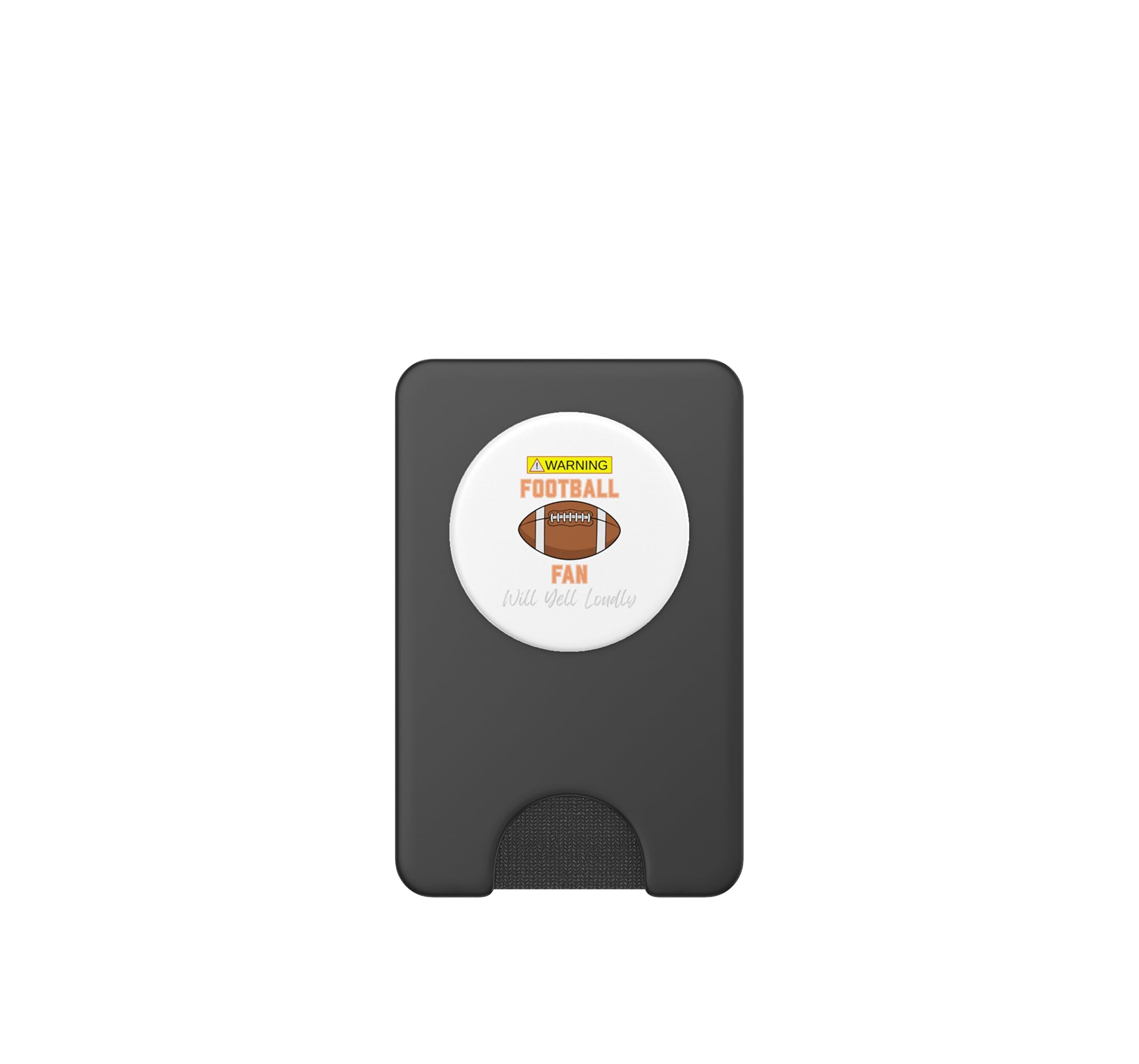 Advertencia del Aficionado al fútbol gritará en Voz Alta PopSockets PopWallet para MagSafe