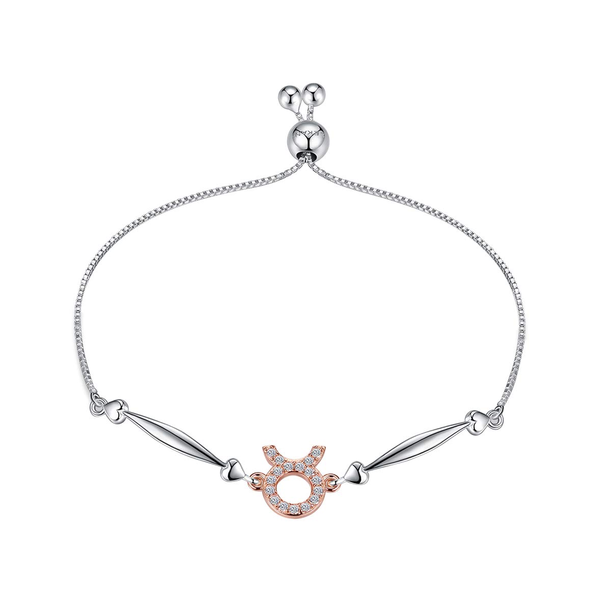 CaimeytieWomen's Bracelet Adjustable 925 Sterling Silver