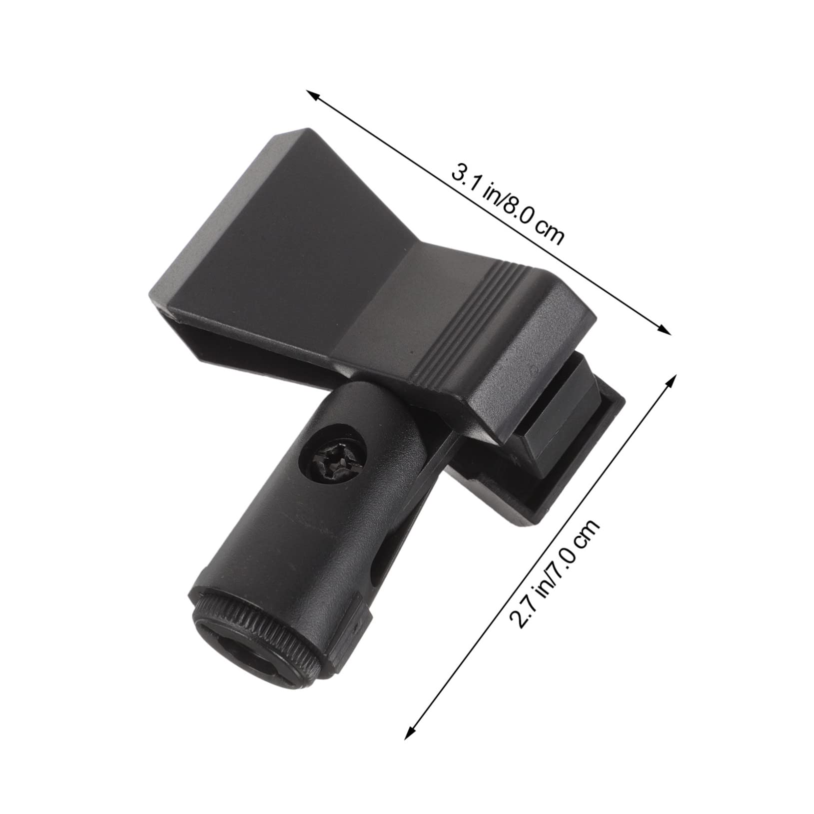 Yardwe 4Pcs Microphone Clip Durable Mic Holders for Dynamic Microphones Compact Lightweight Design for Easy Portability Mic Accessories