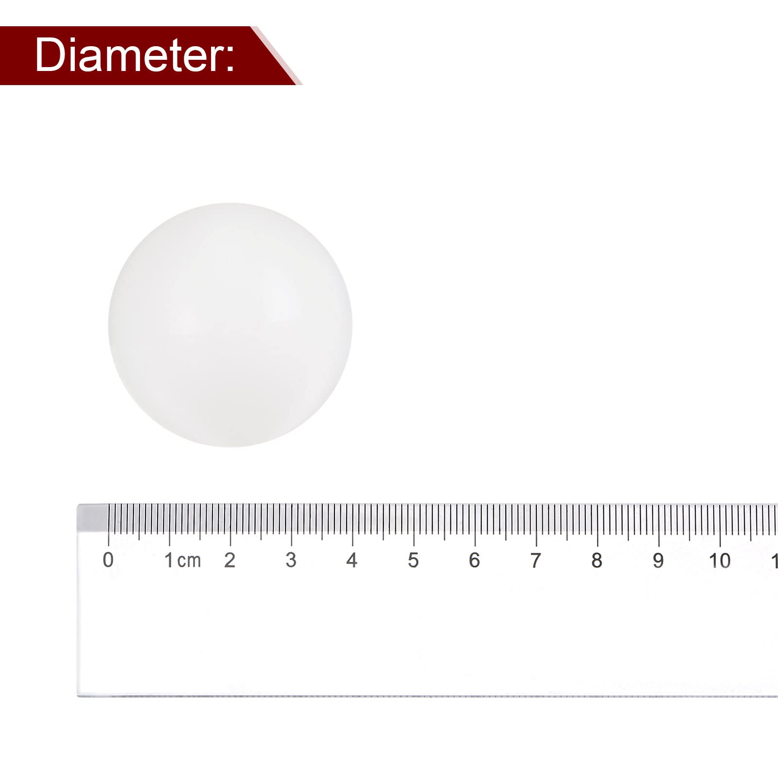 PA Nylon Sólido Plástico Bolas 40mm G3 Precisión Rodamiento Bola