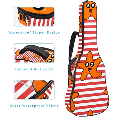 Housse de transport étanche pour guitare avec bandoulière réglable Motif renards mignons, Multicolore 07, 42.9×16.9×4.7… - Les Beatles, Paul McCartney, John Lennon, RIngo Starr, George Harrison Housse de transport étanche pour guitare avec bandoulière réglable Motif renards mignons, Multicolore 07, 42.9x16.9x4.7… – Image 5