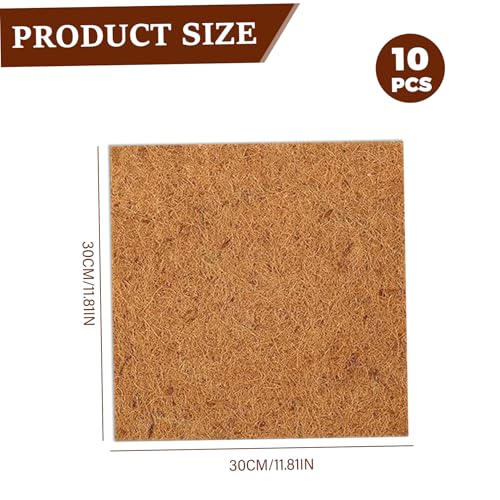 Coussinets de nidification poulet 10pcs tapis de ponte lavable et confortable pour chick coop