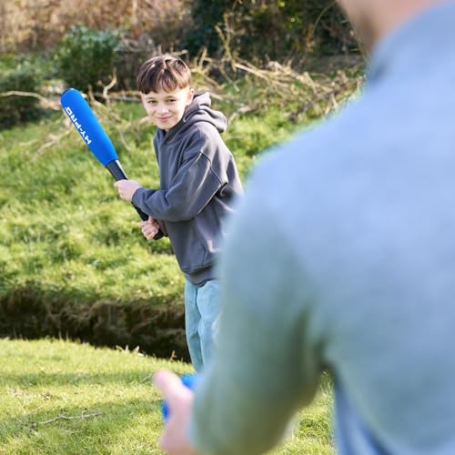 Hy-Pro Schaumstoff Baseball Schläger und Ball Set - Blau, Soft-Touch Schläger und Ball, optimal für Kinder, Rutschfester Griff, 24 Zoll Schaumstoff Schläger, Schaumstoff Ball, Soft Toy, Outdoor-Spiel
