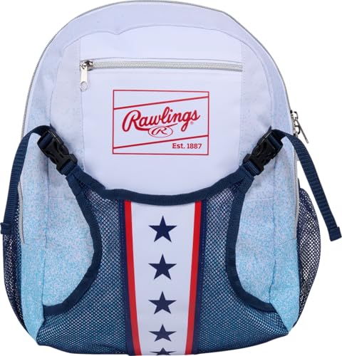 Image of Rawlings | T-Ball Equipment Bag Backpack | USA 250 Americana Edition