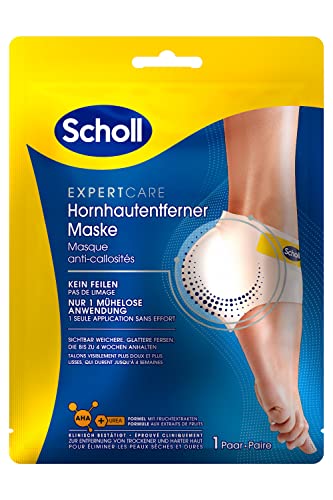 Scholl Hornhautentferner Maske - Hornhaut Socken - Maske für seidig weiche...