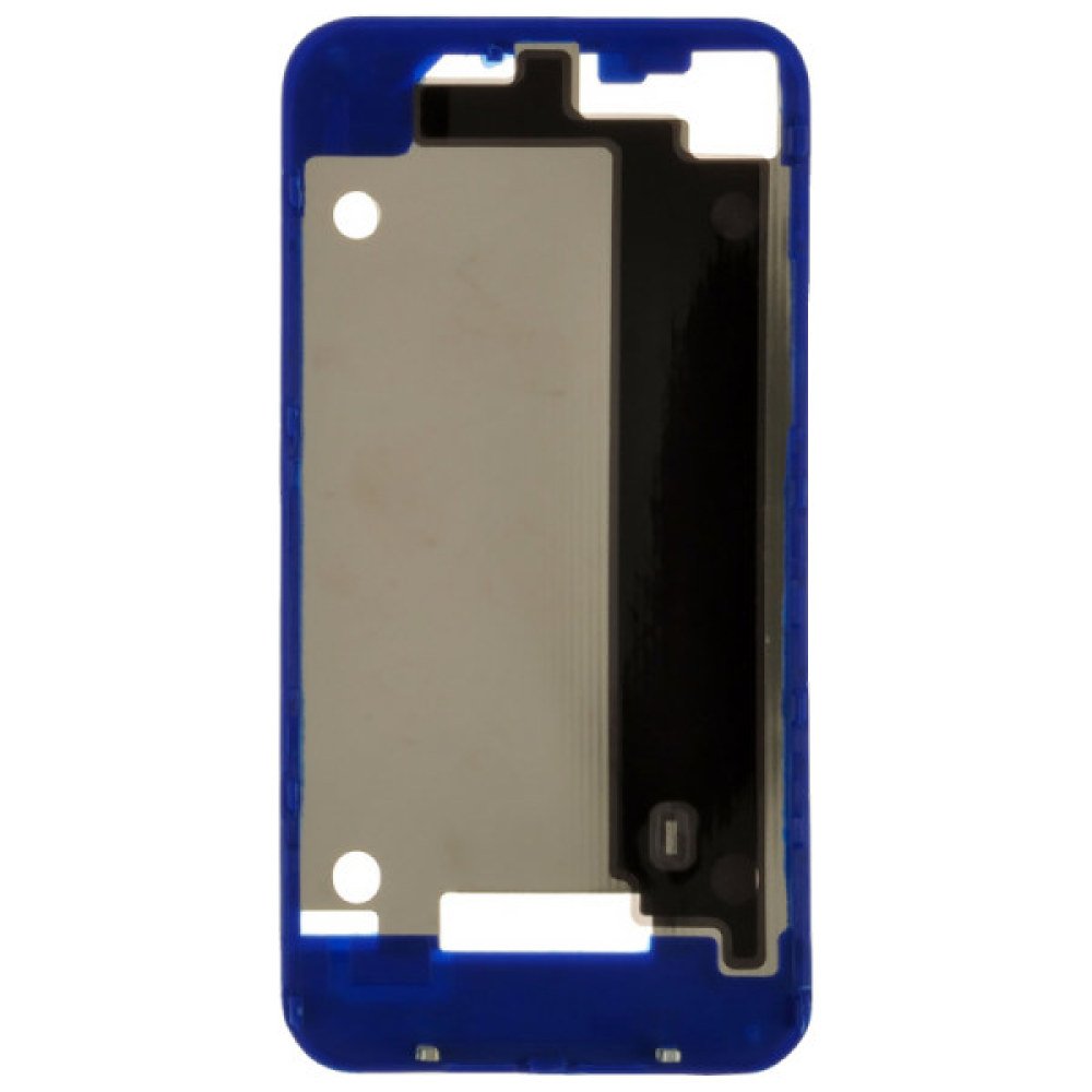 Wholesale Gadget Parts Door Frame for Apple iPhone 4 (GSM) (Dark Blue) with Glue Card