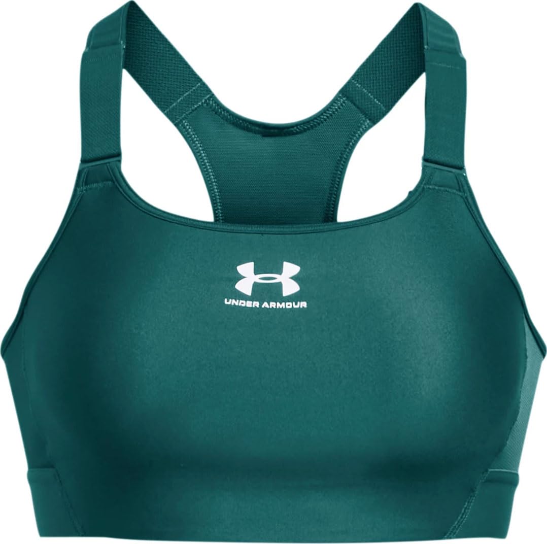 Under Armour - Womens Hg Armour High Bra, Color Hydro Teal (449), Size: Small