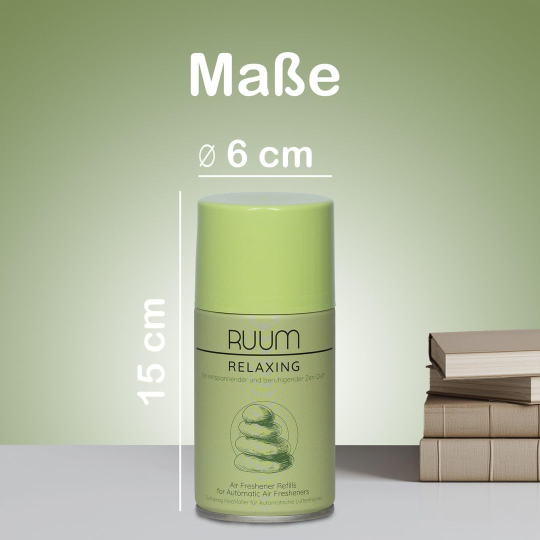 Laro Exklusiver Ruum/Airline Mix 24 Stk Verschiedene Hochwertige Düfte Nachfüller für Automatische Spender Raumduft 250ml pro Dose