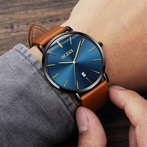 Image of OLEVS Men's Watches Analog Quartz Chronograph Dress Watch Multifunctional Stainsteel Steel Waterproof Classic Original Watch for Man