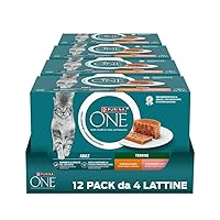 Purina One Sterilcat Filettini in salsa Cibo Umido per Gatti Sterilizzati con Pollo e Carote