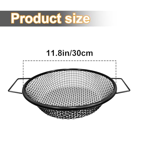 2 PCS Tamiz de Suelo para Jardinería con Mango Negro miniatura 3