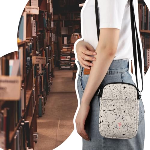 Image of Beauty Beast Crossbody Bag Belle Beauty Princess Gift Princess Inspired Gifts Fairytale Lover Gift