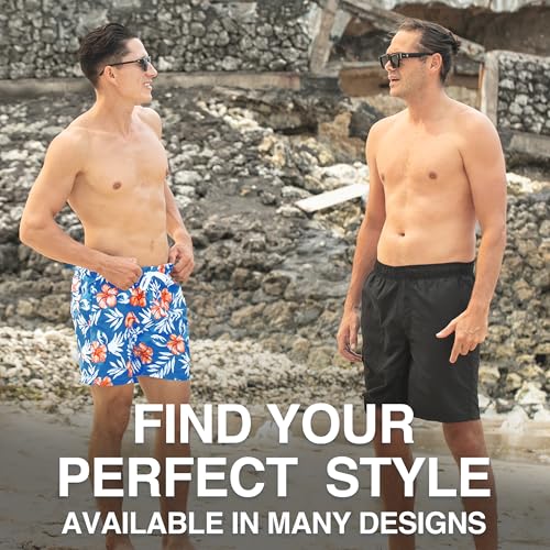 Image of Kanu Surf Men's Big Viper Extended Size Stripe Swim Trunk