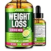 Weight Loss Drops - Appetite Suppressant for Women & Men - Made in The USA - Natural Metabolism Booster - Fast Weight Loss - Diet Drops with Garcinia Cambogia, L-Arginine & L-Glutamine 1 Fl oz