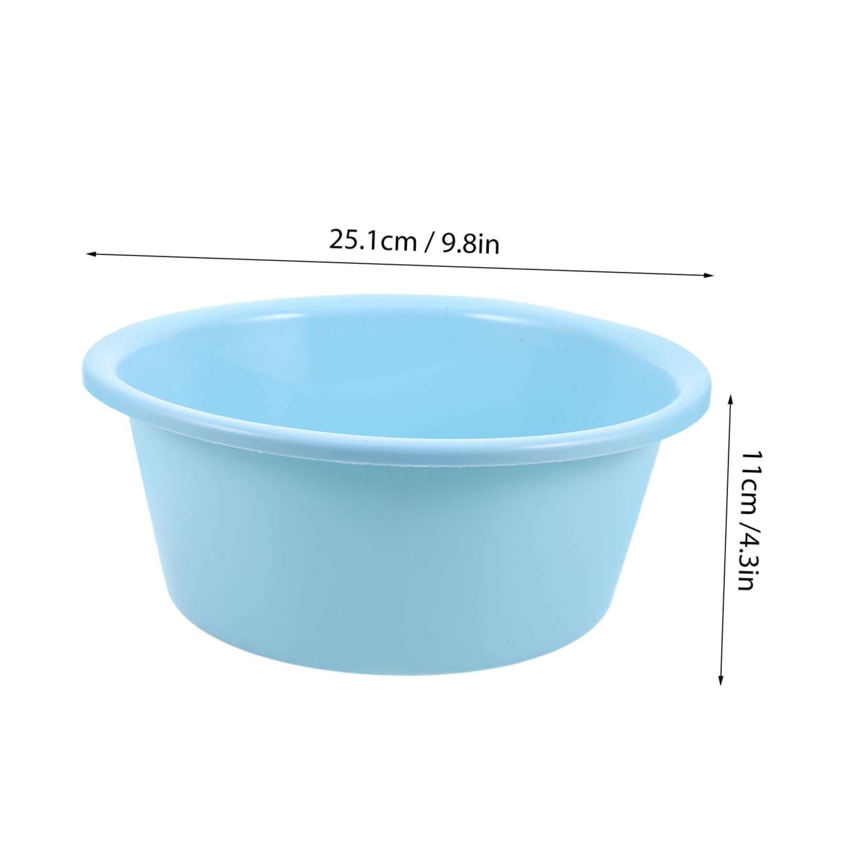 BCOATH Boys and Girls-sized Plastic Wash Basin Large Comfortable Face Hair Washing