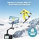 11 Zoll Verstellbarer Gelenkarm Magic Arm, Super Clamp mit 1/4 und 3/8 Schraubenlöchern und Einer Doppelloch-Telefonhalterung für Foto, Video und Kameraausrüstung