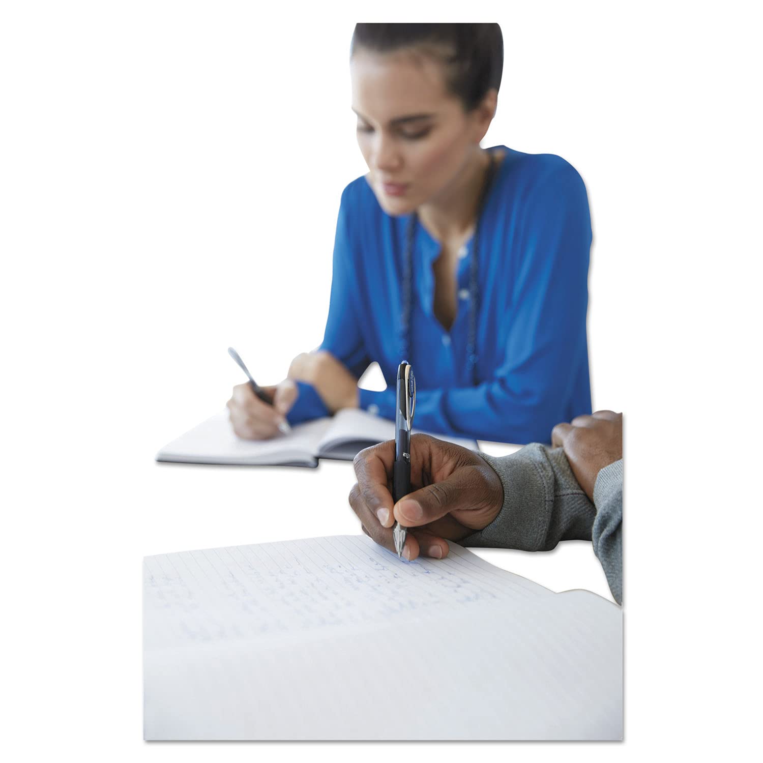 Uniball BCA Signo 207 RT Gel Pen, Black Ink, 0.7mm, 2/Pack (SAN1745148)