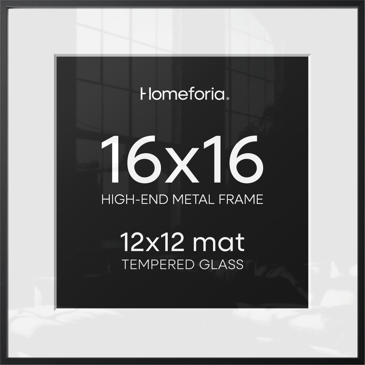 Photo 1 of [DAMAGED] Homeforia 16x16 Metal Picture Frame