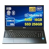 【整備済み品】 ノートパソコン Mpro-NB540 / Core 第11世代 i3-1115G4 /メモリ 16GB/高速M.2 NVMe SSD 256GB / 15.6型 Windows11&Ms Office2019/ Webカメラ/HDMI/テンキー付き/無線LAN搭載/Bluetooth/初期設定済