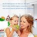 BELVITA Refrigerator Air Filter Compatible W10311524 AIR1 Fits Whirlpool Maytag KitchenAid and JennAir, 3 Pack, 3 Count (Pack of 1)