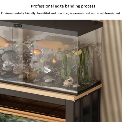 Meuble aquarium à 3 niveaux : support robuste pour terrarium et salon - 6