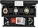 Glenor Co Watch Box with Valet Drawer for Men - 6 Slot...