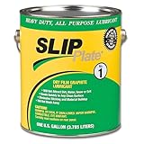 Slip Plate No. 1 Graphite Lubricant, 1 Gallon Can – Dry Film Coating for Metal, Wood, Concrete, Plastic | High Temp -75°F to 450°F | Rust Protection & Friction Reducer for Industrial Use