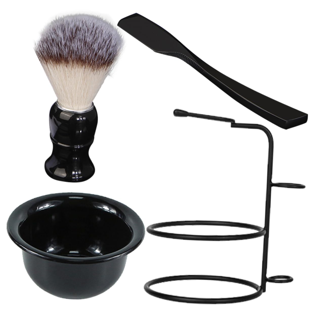 Beavorty Manual Razor Set for Men Men's Shaving Kit Brush Bowl Perfect for Barbershop or Home