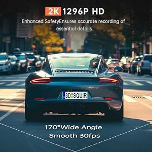 Veement 1296P Dash Cam Front, WiFi Dash Camera for Cars with App — photo 3 of 6
