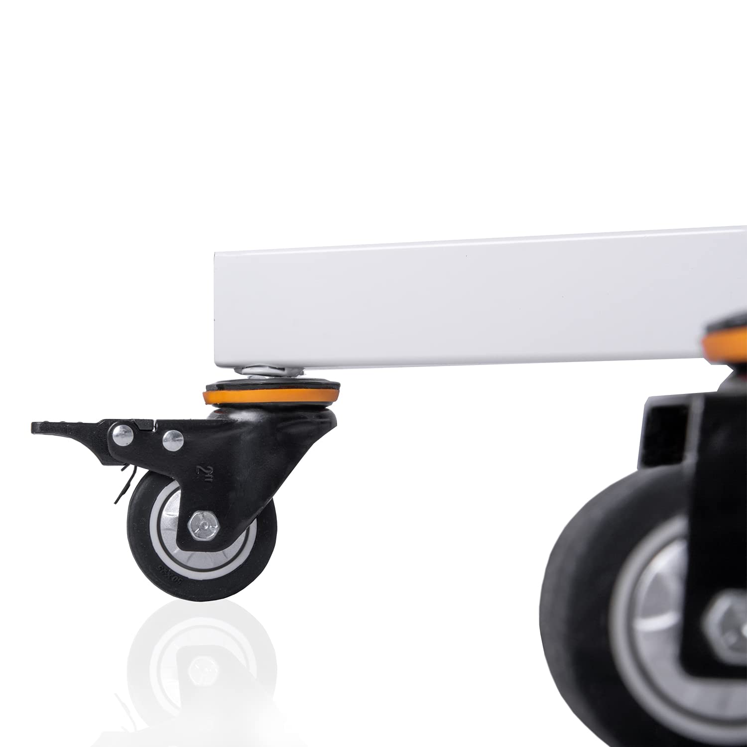goodsforbusiness GmbH Kreuzständer Kleiderständer mit 4 geraden Armen | 4-Arm-Ständer rollbar höhenverstellbar 118-228cm, B54cm Textilständer Rollständer Konfektionsständer Garderobe Stufenarmständer