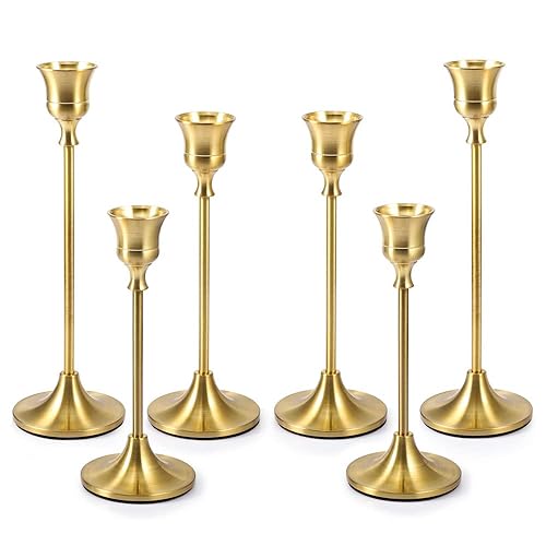 Candlestick Holders Taper Candle Holders - Gold Candlestick Holder Set