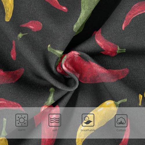 Wusikd Chill Pepper Girls' Underwear Cotton Girls Briefs Soft Toddler Underwear 2T3