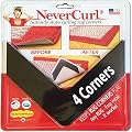 NeverCurl Best V Shape Design to Instantly Stops Rug Corner Curling. Safe for wood floors. For Indoor & Outdoor Rugs. Not an anti-slip pad. Made USA. Patent Pending