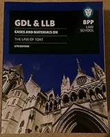 Cases and Materials on The Law of Tort 1472721152 Book Cover