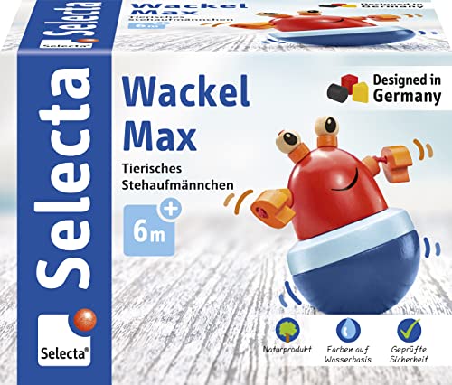 Selecta 61066 Wackel Max, Wackelfigur, Mehrfarbig