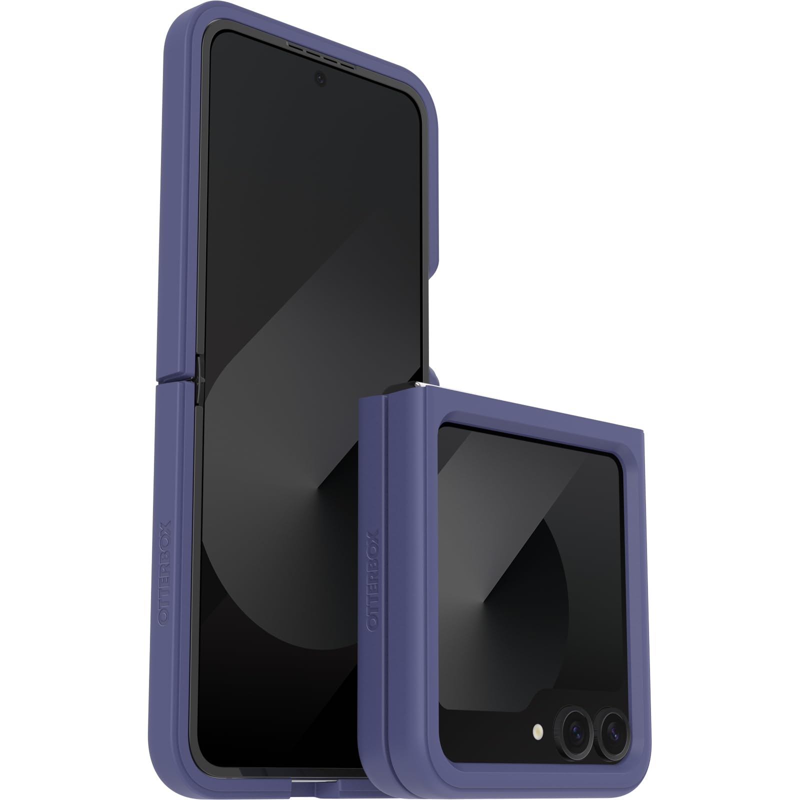 OtterBox Thin Flex Case for Samsung Galaxy Z Flip7 FE/Z Flip6, Shockproof, Drop proof, Sleek Two Piece Protective Case, Tested to Military Standard, for foldable phones, Blue