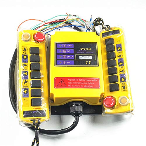 1 Speed 2 transmitter Control Hoist Crane Radio Remote Control System Controller - (Voltage: 36v)