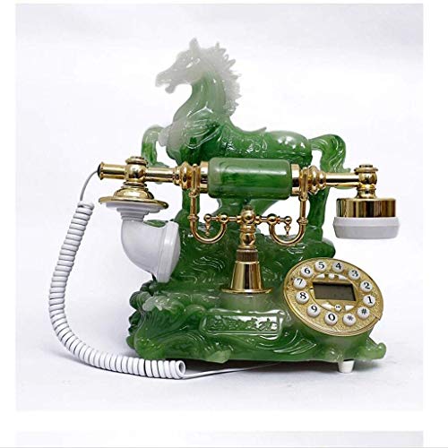 Teléfono fijo clásico con cable, réplica antigua de diseño vintage para el hogar y la oficina