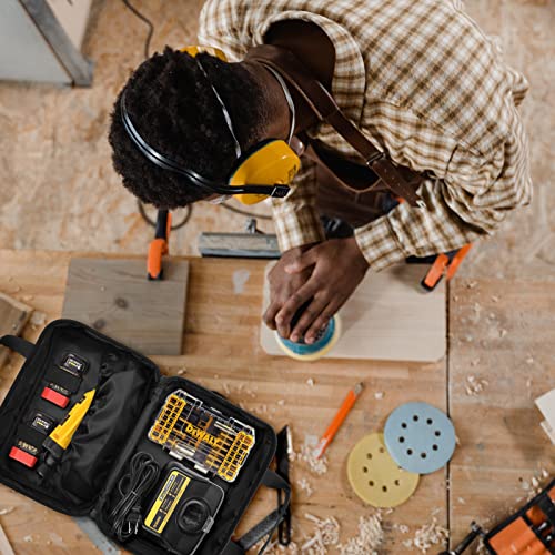 Carrying Case Replacement For Dewalt Dcf682N1 8V Max Cordless Screwdriver Kit, Portable Storage Case For Cordless Screwdriver, Gyroscopic Travel Holder For Electric Screw Driving Drill Bit Set, Battery Pack & Charger, Case Only #TOP6