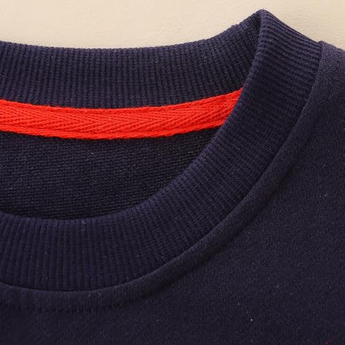 Boys Sweatshirts Casual Sweatshirts Cotton Sweatshirts Long Sleeve T-shirts Crew Neck Cartoon Tops for Boys-4214